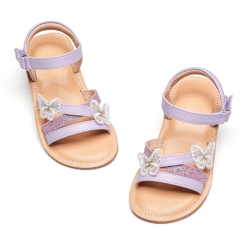 Image of GINFIVE Toddler Girls Sandals Girls Toddler Sandals Little Girls Kids Shoes