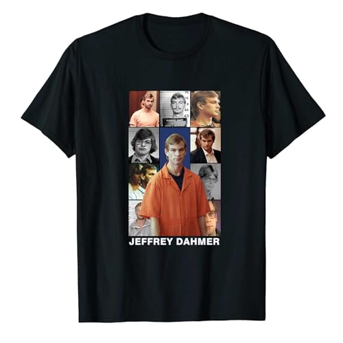Gwdqone Parody Jeffrey Dahmer Collage Shirt Black