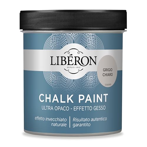 Libéron - Pintura de tiza - Gris claro - 0,5 L
