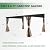 SHPAI 12’ x 14’ Lean to Gazebo, Outdoor Wall Mounted Gazebo Aluminum Frame, Hardtop Pergola with Galvanized Steel Sloping Roof for Patio Deck Garden Backyard, Curtain and Netting Included