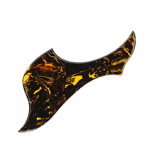 Pickguard pour guitare électrique à gratter jaune protection frontale PVC