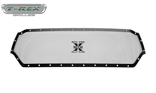 T-Rex Grilles Grilles 6712060 Large Mesh Stainless Polished Finish Xmetal Grille Insert For Gmc Sierra 2500Hd/3500 #TOP4