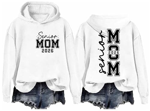 Senior Mom 2026 Sweatshirt & Hoodie Senior Mom Shirts Class Of 2026 Graduation Mother T-Shirt Funny Mama Tshirts4