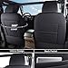 Coverado Seat Covers 4-Door Fullset for Jeep Wrangler, Waterproof Car Seat Covers for Truck Automotive Seat Covers Custom Fit for 2007-2017 Jeep Wrangler JK JL（Black）
