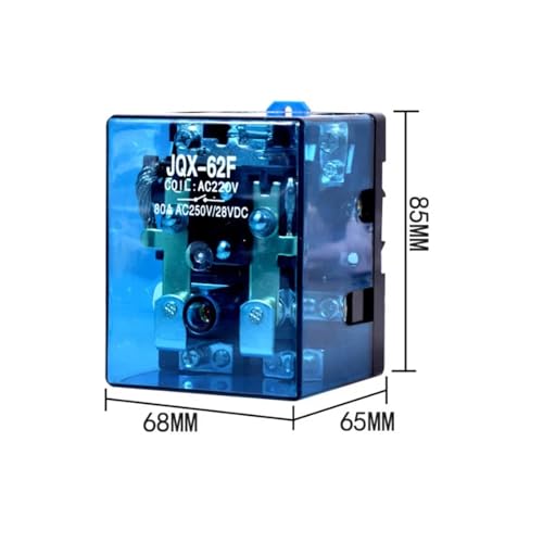 Relais de puissance JQX-62F-2Z résistant 120A pour stabiliser les circuits AC 380V