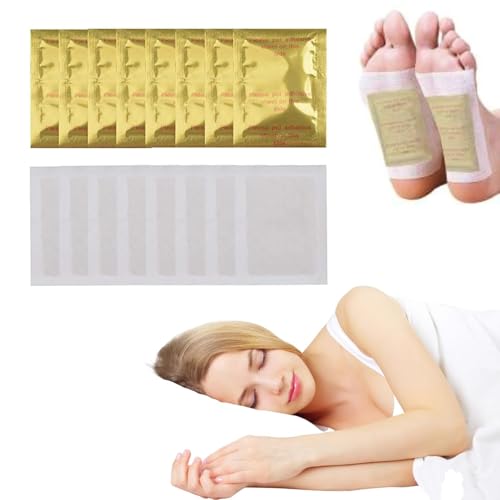 Image of GROOTS Bee Venom foot patch Detox Foot patches Pain Relief Detox patch Cleansing Toxin Remover Foot Pads Detoxify Stress Relief Sleep Patch for Detoxification For Men And Women (1 BOXES = 10 Patches) (10 Box)