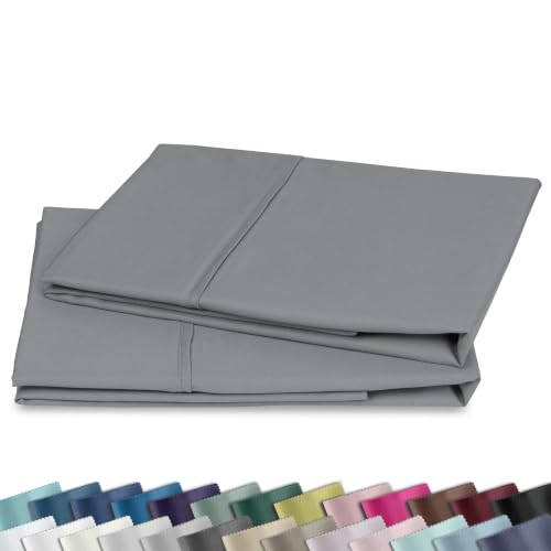 California Design Den 2-Pack King Pillow Cases, 100% Cotton Sateen