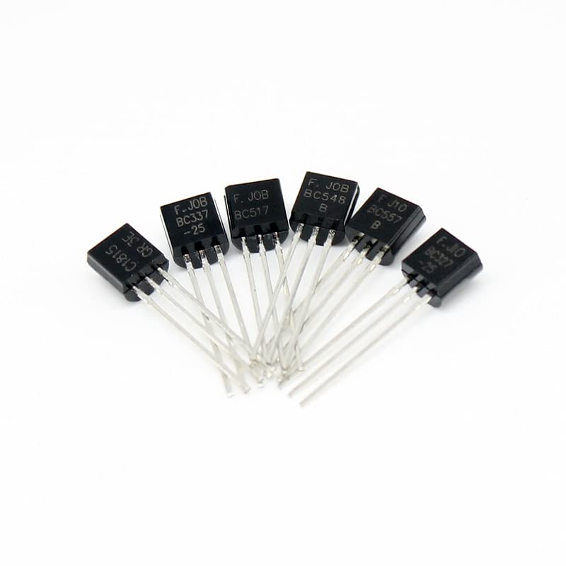 Transistor Transistor Kit BC327-25 BC337-25 BC517 BC547 BC548 BC549 BC550 BC556 BC557 BC558 C1815 C945 TO92 NPN PNP Triodo 50pcs (Color : Bc517)