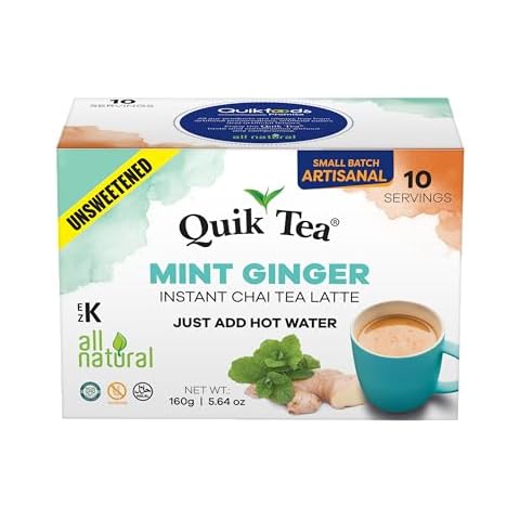 QuikTea Mint Ginger Chai Tea Latte Cover