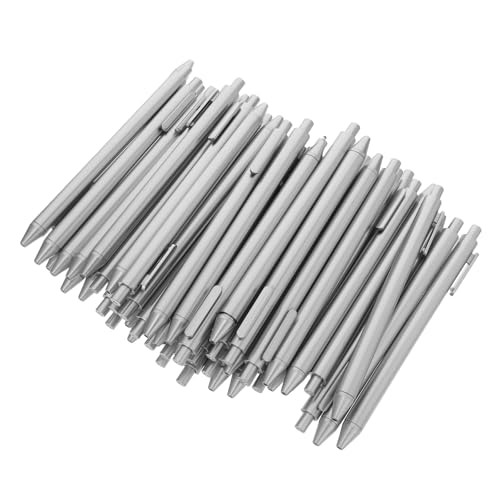 Bolígrafos de plástico con pulsar para exámenes limpios sin fatiga ni manchas de tinta