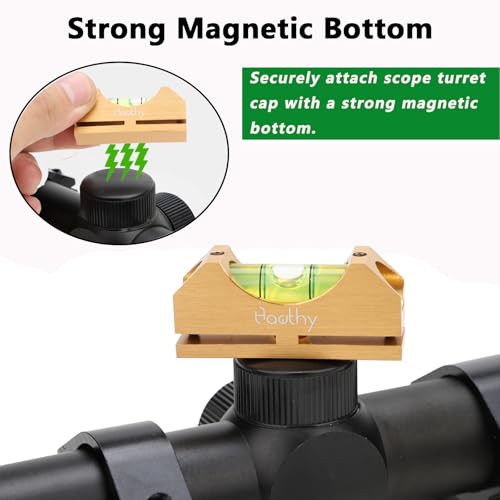 Image of Hawthy Scope Leveling Kit Scope Bubble Level Picatinny Scope Level Magnetic Level Tool Bubble Leveling System