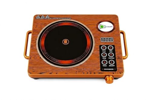 Image of Digital Infrared Cooker, Single Cooking Hob, Burner With Adjustable Temperature, Energy Saving