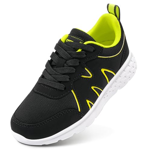 Stelle Girls Boys Shoes Running Kids Sneakers Lightweight Athletic Lace Up Walking Tennis Sports Shoes for Little/Big Kid
