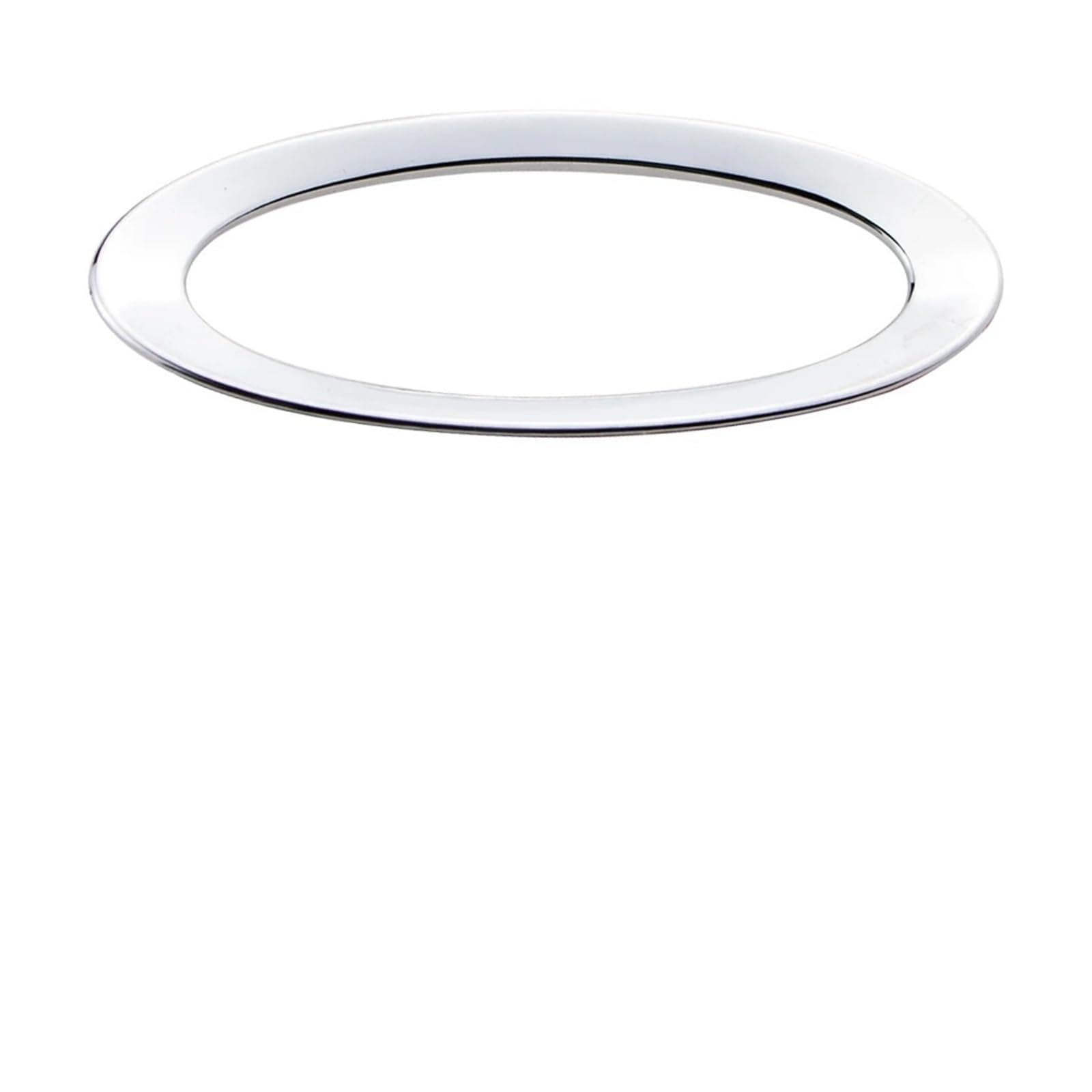 Kuwayo For Focus 2 Abs Chrome Steering Wheel Decoration Light Ring Trim Sticker For Ford Focus 2 3 Ecosport Fiesta Kuga For Mondeo(For Focus 2)