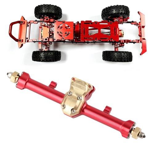 Conjunto de Eixos Traseiros de Liga de Alumínio RC Eixo Traseiro Completo Eixo Traseiro Completo, Es