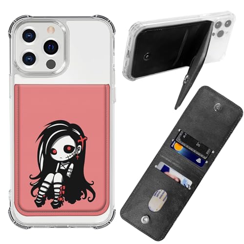 Custodia adesiva per telefono cellulare con doppia tasca in lycra porta carte di credito carta didentità piccolo design a portafoglio per iPhone iPad Samsung Galaxy smartphone Android