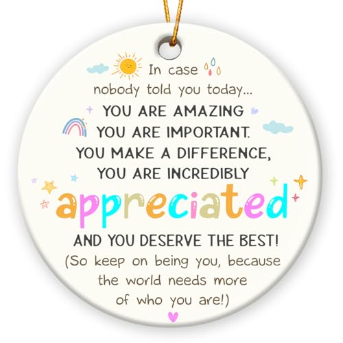 Inspirational Christmas Ornaments for Staff and Friends