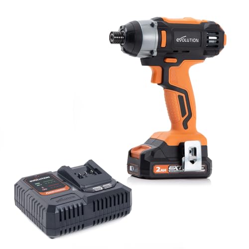 Evolution Power Tools R180IDR-Li Destornillador de impacto inalámbrico batería EXT de iones de litio