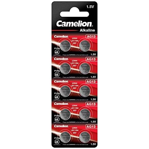 Camelion Pilas Botón Alcalina AG13/LR44 Cover