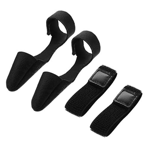 GOOHOCHY 2 Pack Fishing Pole Ties Straps Professional Belts for Fishing Rods Sturdy Stretchy Black