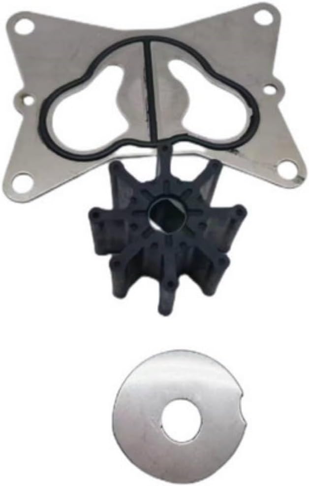 For MerCruiser 4.5L 6.2L Sterndrive Sea Water Pump Impeller Kit with Wear Plates OE 8M0137221