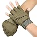 MOMOJIA Fingerless Tactically Glove Half Finger Outdoor Fitness Work Glove Nonslip Cycling Glove for Outdoor Sports Training