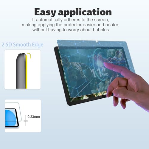 Protector de pantalla de vidrio templado para tablet TABWEE W90 11 pulg. miniatura 5