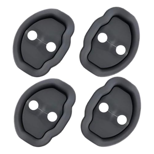 PENIKOKO 4pcs Car Silicone Door Latch Cushion Protection Cover Lock Pad for Model y Car Accessories Exterior