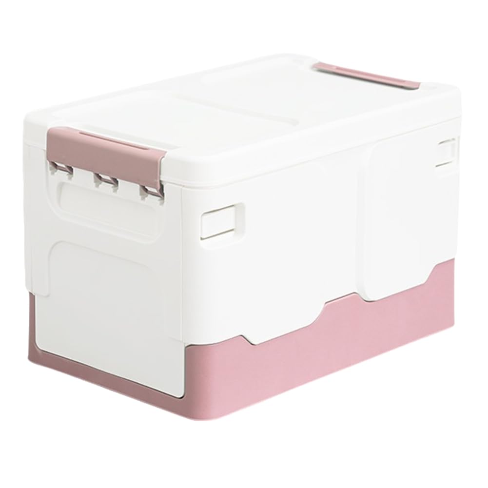 CTRLZS Storage Box, Foldable Book Box, Student Classroom Storage Box, Snack and Toy Storage Box Pink
