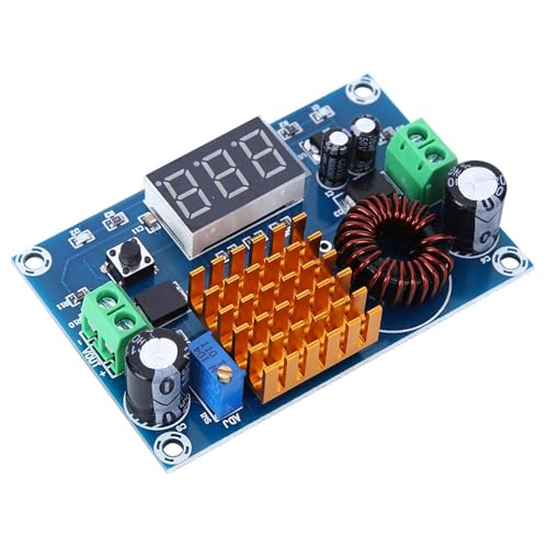 Convertisseur élévateur réglable DC DC Boost 3 à 35V 5V à 45V Module d'alimentation du régulateur de tension 5A Volt Transformer Circuit Board avec plaque de refroidissement bien comportée – vue 4