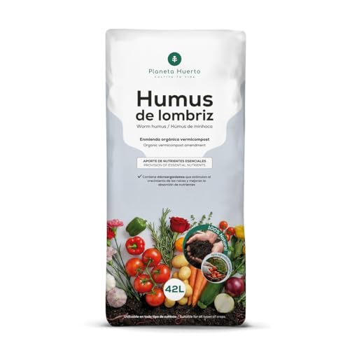 Pack 3X Humus de Lombriz 100% Natural Planeta Huerto 42 L