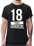 18. Geburtstag Junge Shirt: Tolles Motiv zum Achtzehnten Geburtstag für Jungs - Endlich Volljährig
