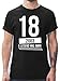 Geburtstagsgeschenk Geburtstag - 18 Geburtstag Jungs 2003 - Vintage Motiv - M - Schwarz - 18 Geburtstag Junge Geschenkidee - L190 - Tshirt Herren und Männer T-Shirts