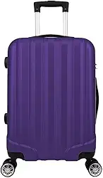 Mala de Bordo ABS 4 Rodas Action Fortt Roxa - MAB02-RX