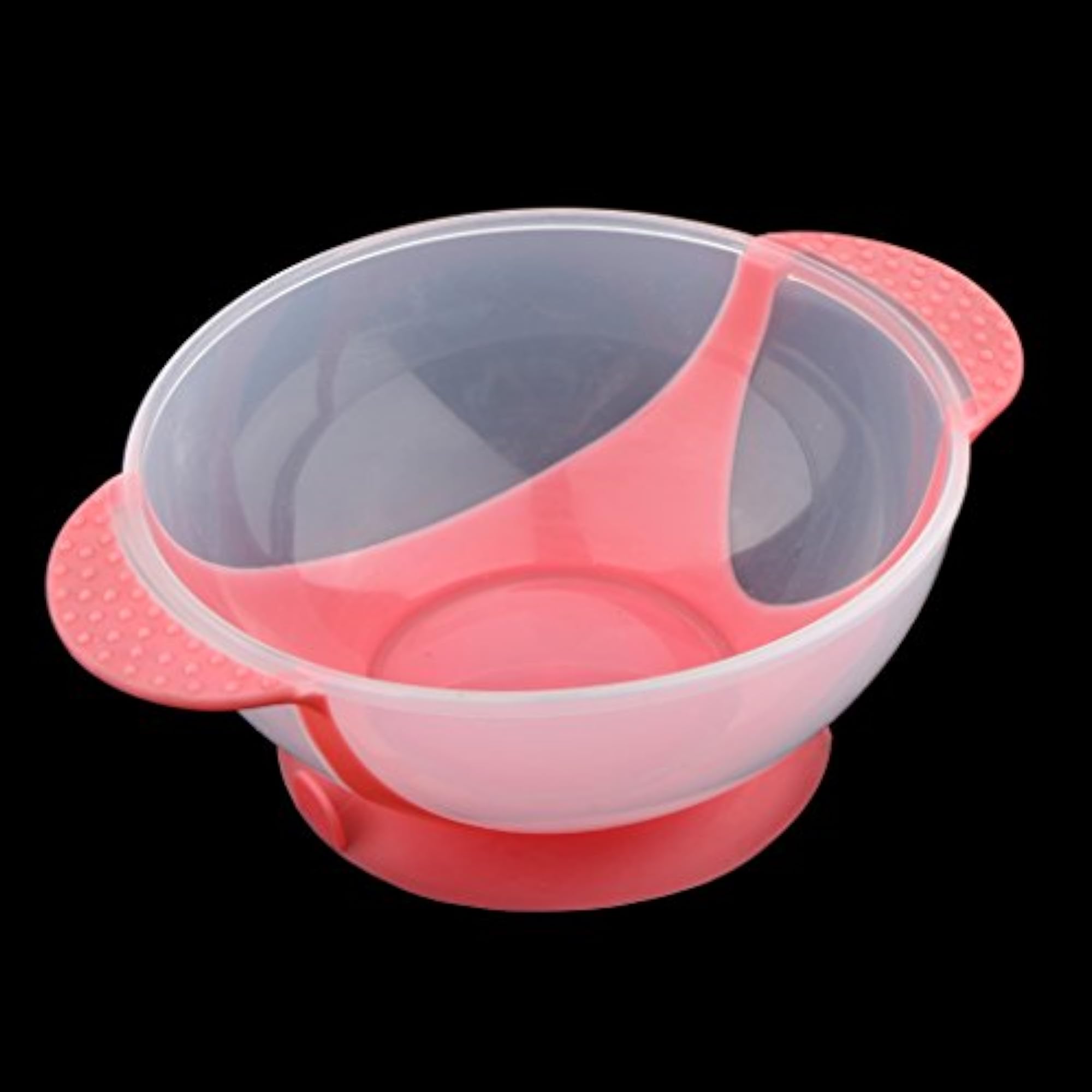 Salon Hair Dyeing Tint Mixing Bowl, Suction Base Pink Tool