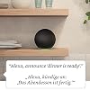 Der neue Echo (4. Generation), Internationale Version | Mit herausragendem Klang, Smart Home-Hub und Alexa | Anthrazit #5