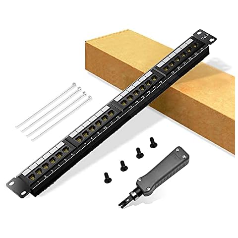 Panel de Parcheo CMYKZONE 24 puertos Cat6 Cover