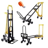 SHUNWATER 4 in 1 Convertible Hand Truck Dolly Cart,1000 lbs Capacity Hand Trucks Heavy...