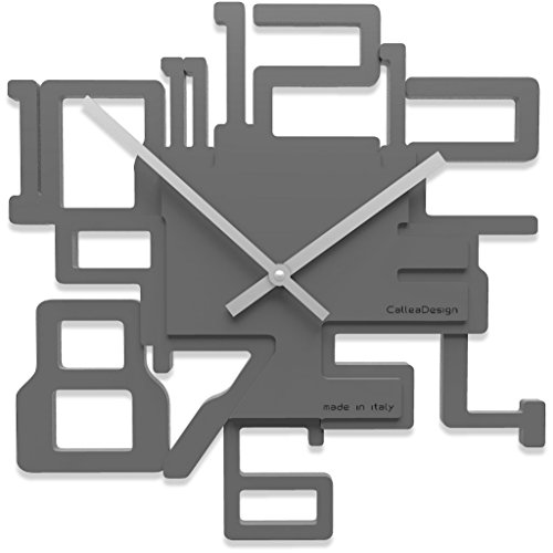 CalleaDesign - Reloj de Pared Kron, Gris Cuarzo