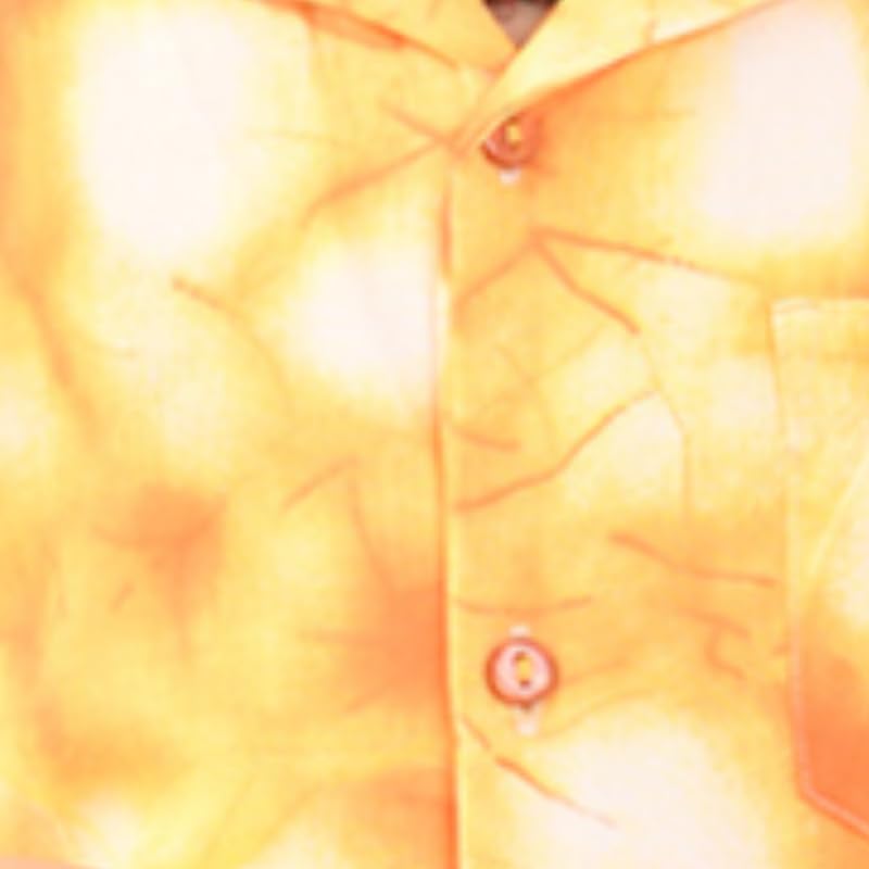 Image of superminis Baby Boys Rayon Tie-Dye Printed Co-ord Set With Notched Collar Shirt and Shorts