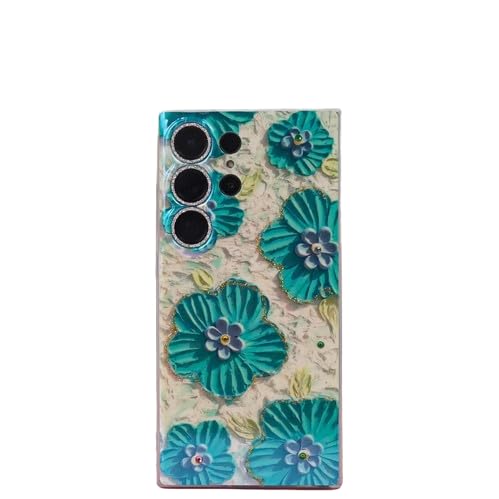 PEEPERLY Back Cover Case for Samsung Galaxy S23 Soft Flexible TPU, Shockproof Protective Luxurious Lapis Blossom Oil Painting Case (B0D2N6DSBH) Amazon Price History, Amazon Price Tracker