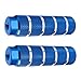 Jorzer Bike Foot Pegs Aluminum Alloy Anti-Skid Cycling Pegs Fit 3/8 Inch Axles Non-Slip Pedals for Mountain Bike Accessories Blue.
