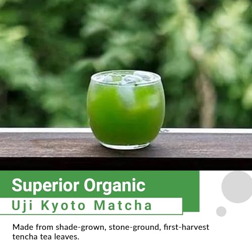 Matcha Moon Spring Zen Matcha Green Tea Powder - Ceremonial Grade Matcha Green tea - Organic Japanese Matcha - Traditional Matcha Powder from Uji Kyoto - 100g (3.5 oz.)
