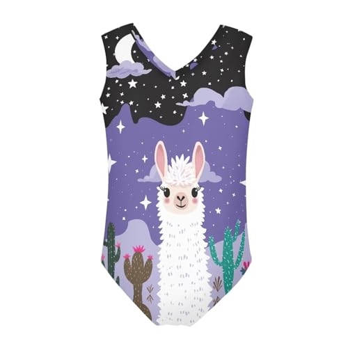 Image of Fashion Print One-Piece Swimsuits for Girls,Soft Stretchy One Piece Bathing Suit Quick Dry Beach Swimwear 5-14 Years