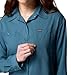 Columbia Womens Silver Ridge Utility Long Sleeve Hiking Shirt, Everblue, Small