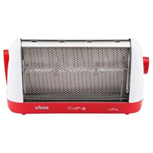 Ufesa TT7963 TT-7963 Tostador DE Pan, Acero Inoxidable