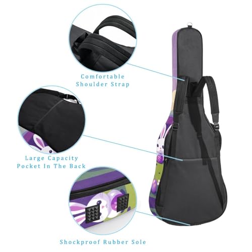 Housse guitare acoustique抗震防雨 解决101,6 cm吉他出行易受潮磕碰痛点