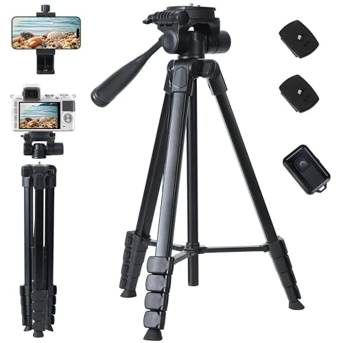 Camera Tripod - 17.6LBS Max Load Tripod for Camera with Rapid Leg