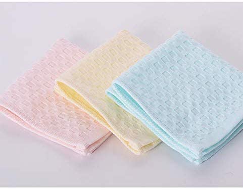 Image of Cotton Small Size Towel Set /Rumal /Face Towel | Extra Soft and Super Absorbent Handkerchieves for Women's Set of 6 (11 inch x 11 inch) Multicolor