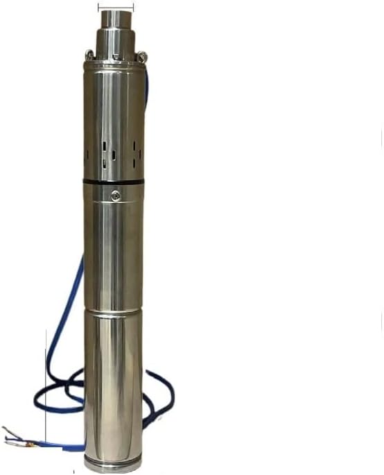 Mini Submersible Portable Electric Water Pump DC 24V 350W 71M Head [1.5m³/h] Solar Water Pump High Head Built-in Mppt Controller Solar Screw Deep Well Pump